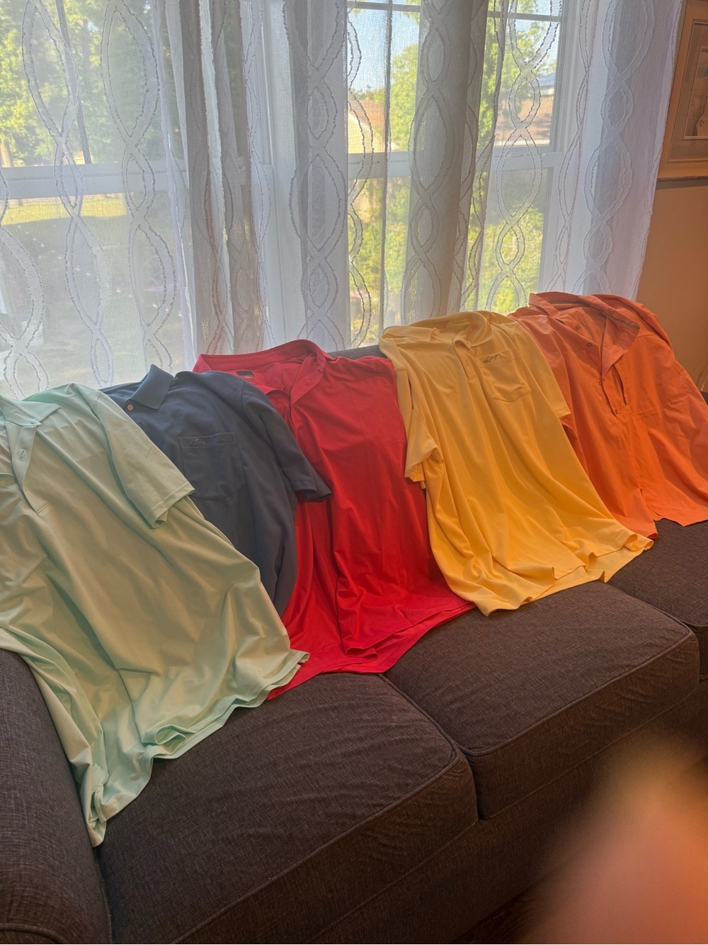 Greg Norman shirts, 5 in total.  Size XXXL.  Excellent condition